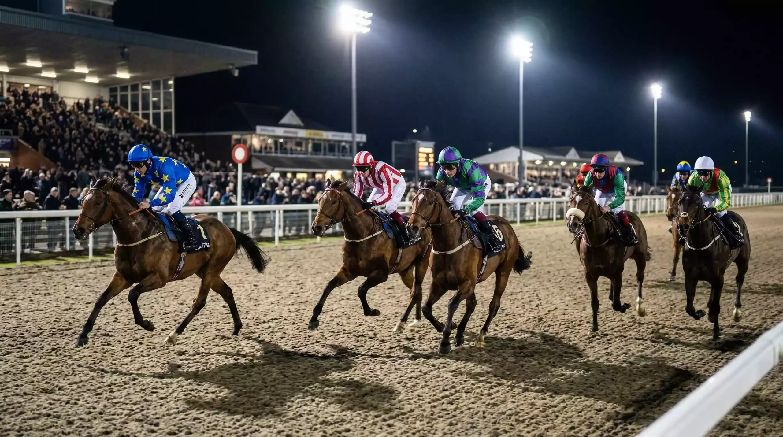 All-weather horse racing on synthetic track UK