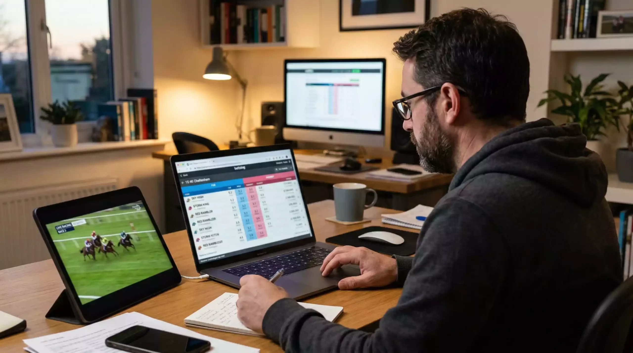Betting exchanges for UK horse racing